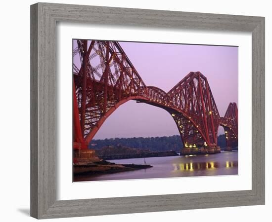 The Forth Rail Bridge, Firth of Forth, Edinburgh, Scotland;-Paul Harris-Framed Photographic Print