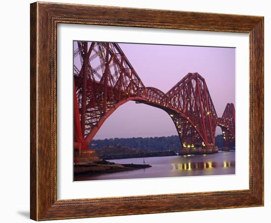 The Forth Rail Bridge, Firth of Forth, Edinburgh, Scotland;-Paul Harris-Framed Photographic Print