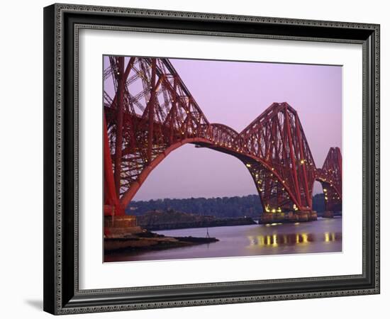 The Forth Rail Bridge, Firth of Forth, Edinburgh, Scotland;-Paul Harris-Framed Photographic Print