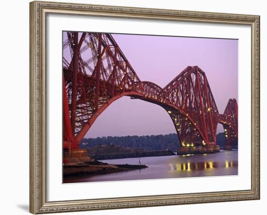 The Forth Rail Bridge, Firth of Forth, Edinburgh, Scotland;-Paul Harris-Framed Photographic Print