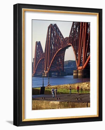 The Forth Rail Bridge, Firth of Forth, Edinburgh, Scotland-Paul Harris-Framed Photographic Print