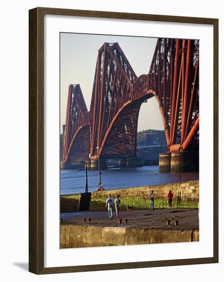 The Forth Rail Bridge, Firth of Forth, Edinburgh, Scotland-Paul Harris-Framed Photographic Print