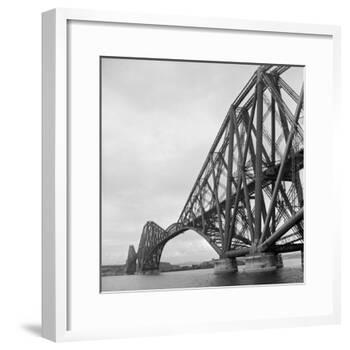 The Forth Rail Bridge-Staff-Framed Photographic Print