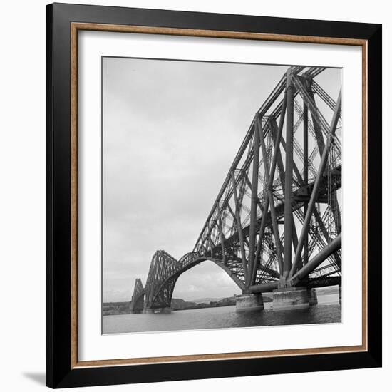 The Forth Rail Bridge-Staff-Framed Photographic Print