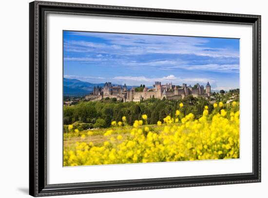 The Fortified City of Carcassonne, Languedoc-Roussillon, France-Nadia Isakova-Framed Photographic Print