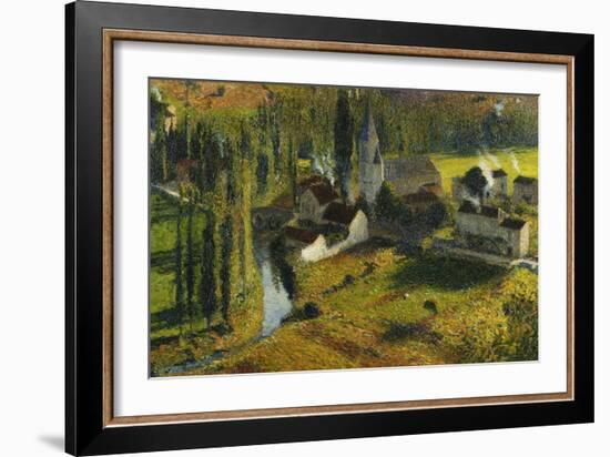 The Fortified Town Green, La Bastide du Vert-Henri Martin-Framed Giclee Print