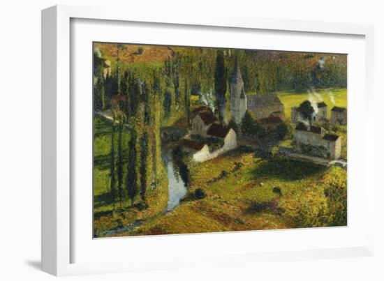 The Fortified Town Green, La Bastide du Vert-Henri Martin-Framed Giclee Print