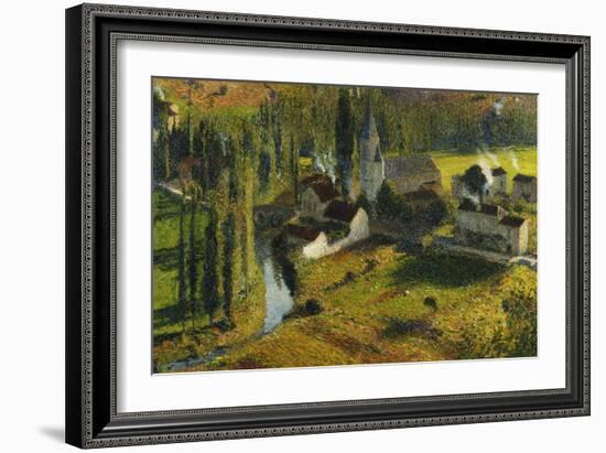 The Fortified Town Green, La Bastide du Vert-Henri Martin-Framed Giclee Print