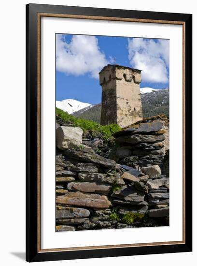 The Fortified Village of Ushguli, Svanetia, Georgia-Michael Runkel-Framed Photographic Print