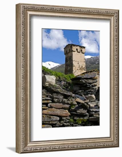 The Fortified Village of Ushguli, Svanetia, Georgia-Michael Runkel-Framed Photographic Print