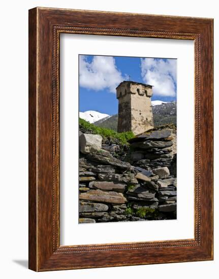 The Fortified Village of Ushguli, Svanetia, Georgia-Michael Runkel-Framed Photographic Print