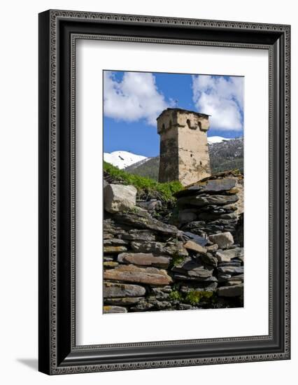 The Fortified Village of Ushguli, Svanetia, Georgia-Michael Runkel-Framed Photographic Print