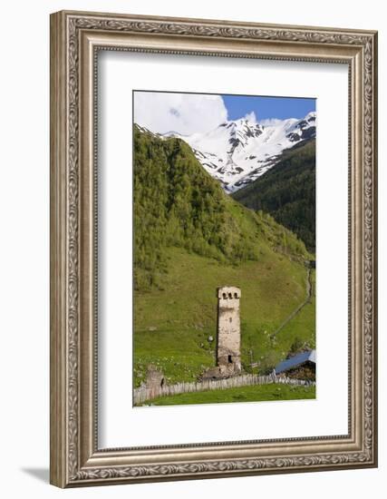 The Fortified Village of Ushguli, Svanetia, Georgia-Michael Runkel-Framed Photographic Print