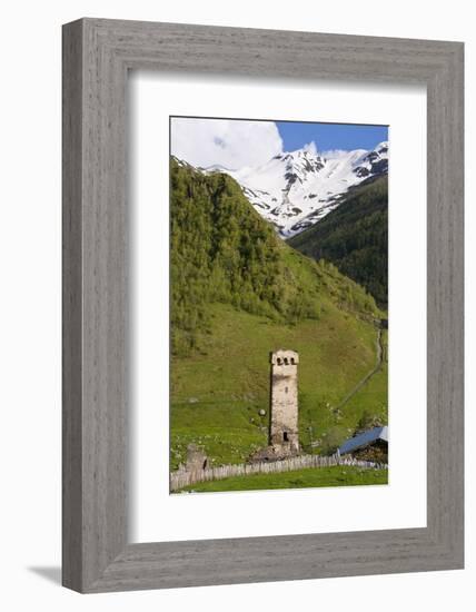 The Fortified Village of Ushguli, Svanetia, Georgia-Michael Runkel-Framed Photographic Print