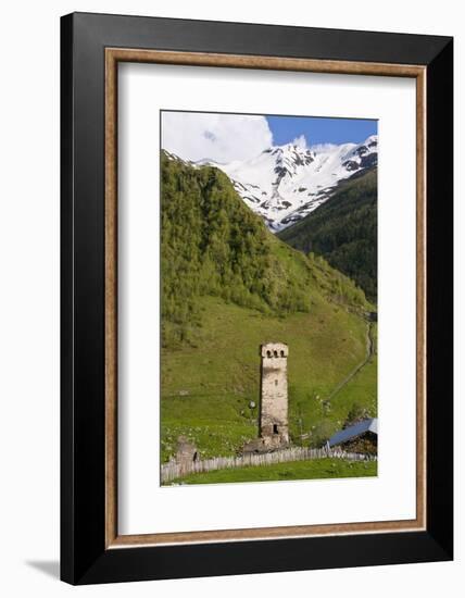 The Fortified Village of Ushguli, Svanetia, Georgia-Michael Runkel-Framed Photographic Print