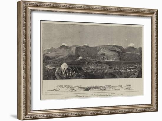 The Fortress and Field Defences of Kars-null-Framed Giclee Print