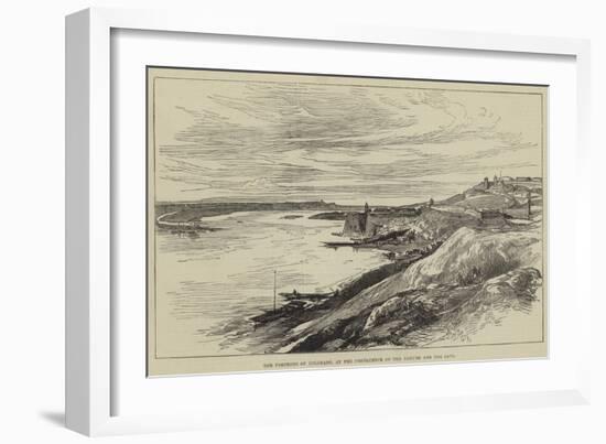 The Fortress of Belgrade, at the Confluence of the Danube and the Save-null-Framed Giclee Print