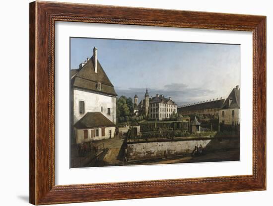 The Fortress of Konigstein: Courtyard with the Brunnenhaus, 1756-58-Bernardo Bellotto-Framed Giclee Print