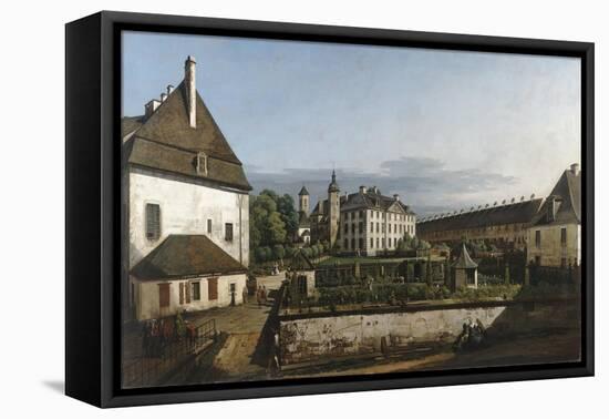 The Fortress of Konigstein: Courtyard with the Brunnenhaus, 1756-58-Bernardo Bellotto-Framed Premier Image Canvas