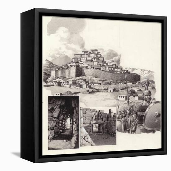 The Fortress of Mycenae-Pat Nicolle-Framed Premier Image Canvas