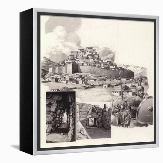 The Fortress of Mycenae-Pat Nicolle-Framed Premier Image Canvas