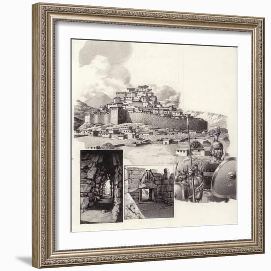 The Fortress of Mycenae-Pat Nicolle-Framed Giclee Print