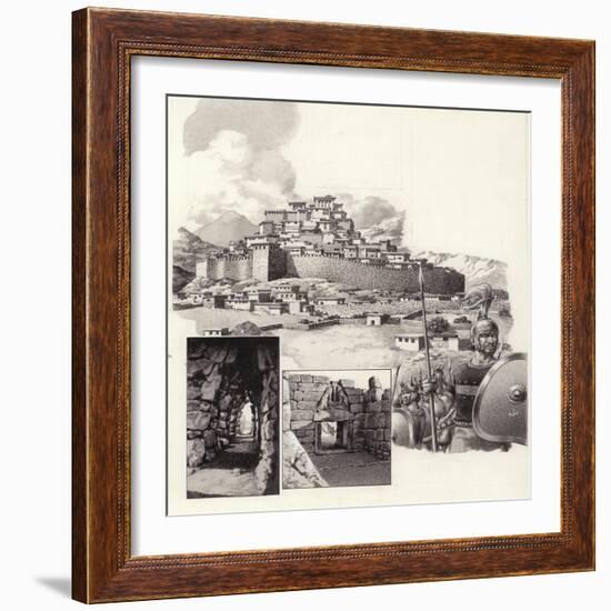 The Fortress of Mycenae-Pat Nicolle-Framed Giclee Print