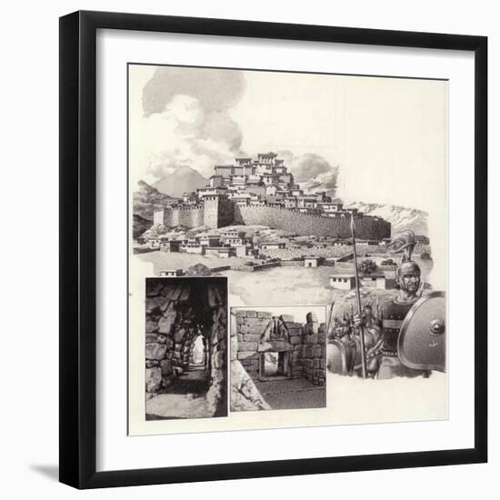 The Fortress of Mycenae-Pat Nicolle-Framed Giclee Print