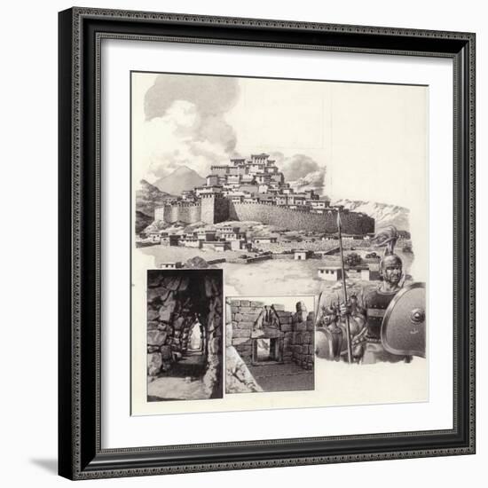 The Fortress of Mycenae-Pat Nicolle-Framed Giclee Print