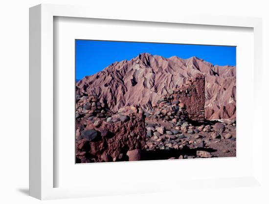 The Fortress of Quitor Pukara, Ayllu of Quitor, San Pedro de Atacama-Mallorie Ostrowitz-Framed Photographic Print