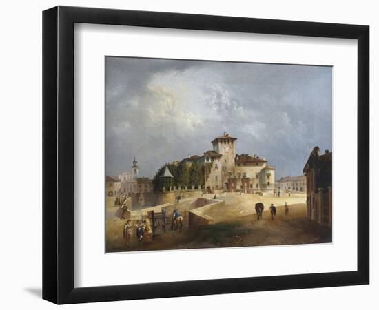 The Fortress of San Vitale in Fontanellato-Giuseppe Alinovi-Framed Giclee Print