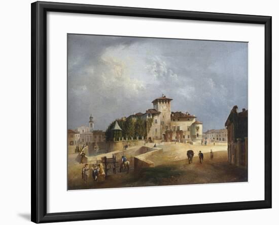 The Fortress of San Vitale in Fontanellato-Giuseppe Alinovi-Framed Giclee Print