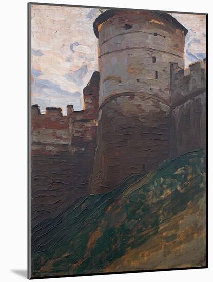 The Fortress Tower. Nizhny Novgorod, 1903-Nicholas Roerich-Mounted Giclee Print