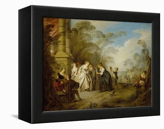 The Fortune Teller, 1731-Jean-Baptiste Joseph Pater-Framed Premier Image Canvas