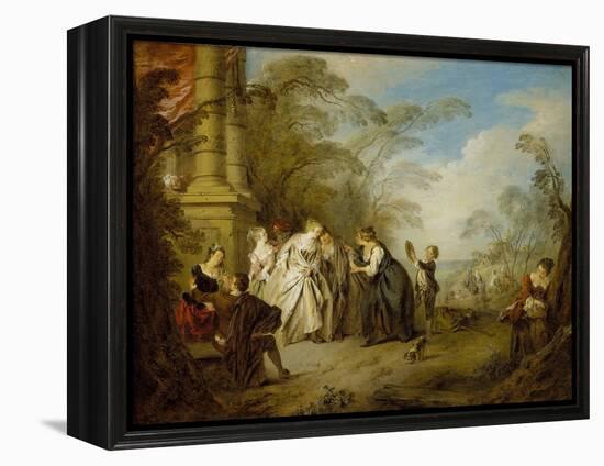 The Fortune Teller, 1731-Jean-Baptiste Joseph Pater-Framed Premier Image Canvas