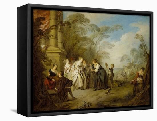 The Fortune Teller, 1731-Jean-Baptiste Joseph Pater-Framed Premier Image Canvas