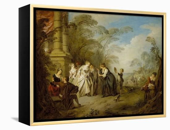 The Fortune Teller, 1731-Jean-Baptiste Joseph Pater-Framed Premier Image Canvas