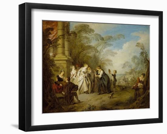 The Fortune Teller, 1731-Jean-Baptiste Joseph Pater-Framed Giclee Print