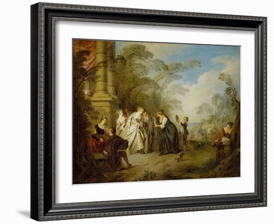 The Fortune Teller, 1731-Jean-Baptiste Joseph Pater-Framed Giclee Print