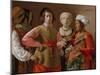 The Fortune Teller, c.1635-Georges de la Tour-Mounted Giclee Print