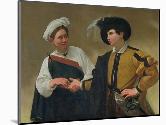 The Fortune Teller, circa 1594-Caravaggio-Mounted Premium Giclee Print