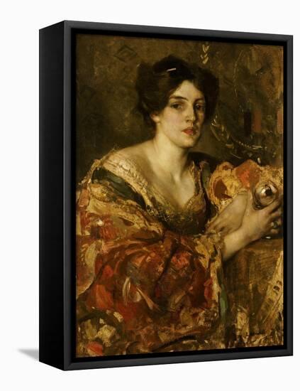 The Fortune Teller, Miss Jane Aitken-Edward Arthur Walton-Framed Premier Image Canvas