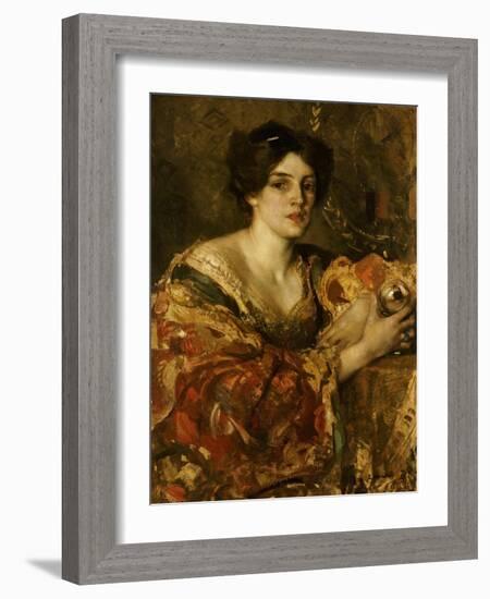 The Fortune Teller, Miss Jane Aitken-Edward Arthur Walton-Framed Giclee Print