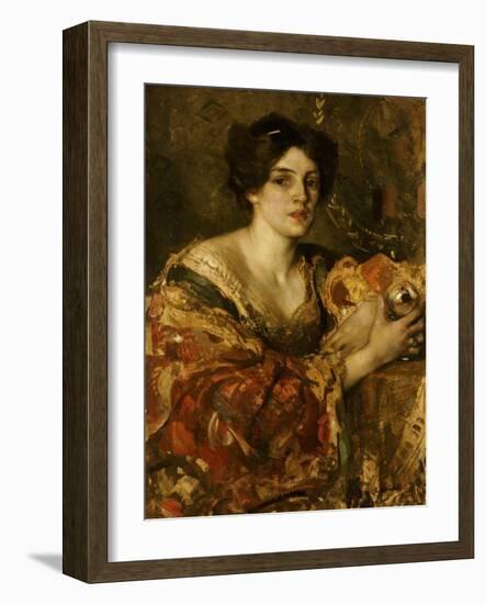 The Fortune Teller, Miss Jane Aitken-Edward Arthur Walton-Framed Giclee Print