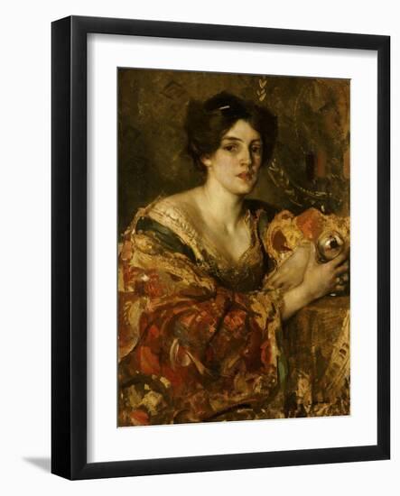 The Fortune Teller, Miss Jane Aitken-Edward Arthur Walton-Framed Giclee Print