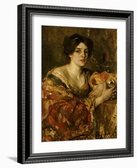 The Fortune Teller, Miss Jane Aitken-Edward Arthur Walton-Framed Giclee Print