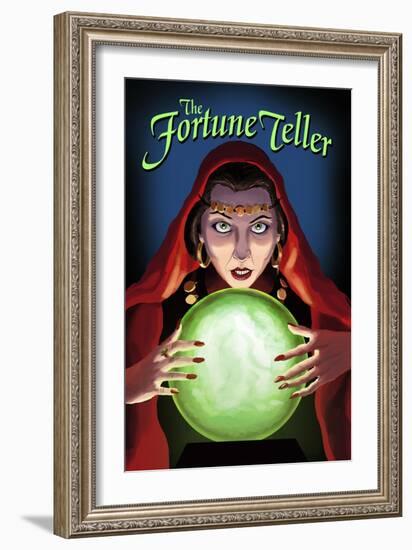 The Fortune Teller-Lantern Press-Framed Art Print