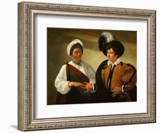 The Fortune Teller-Caravaggio-Framed Giclee Print