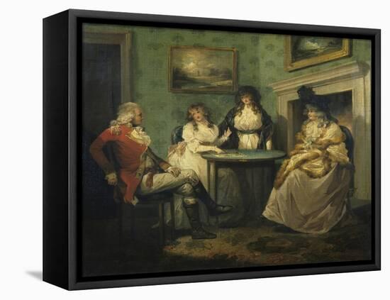 The Fortune Teller-George Morland-Framed Premier Image Canvas