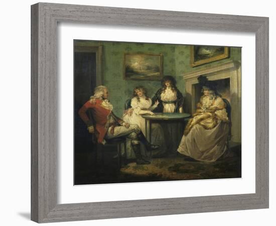 The Fortune Teller-George Morland-Framed Giclee Print